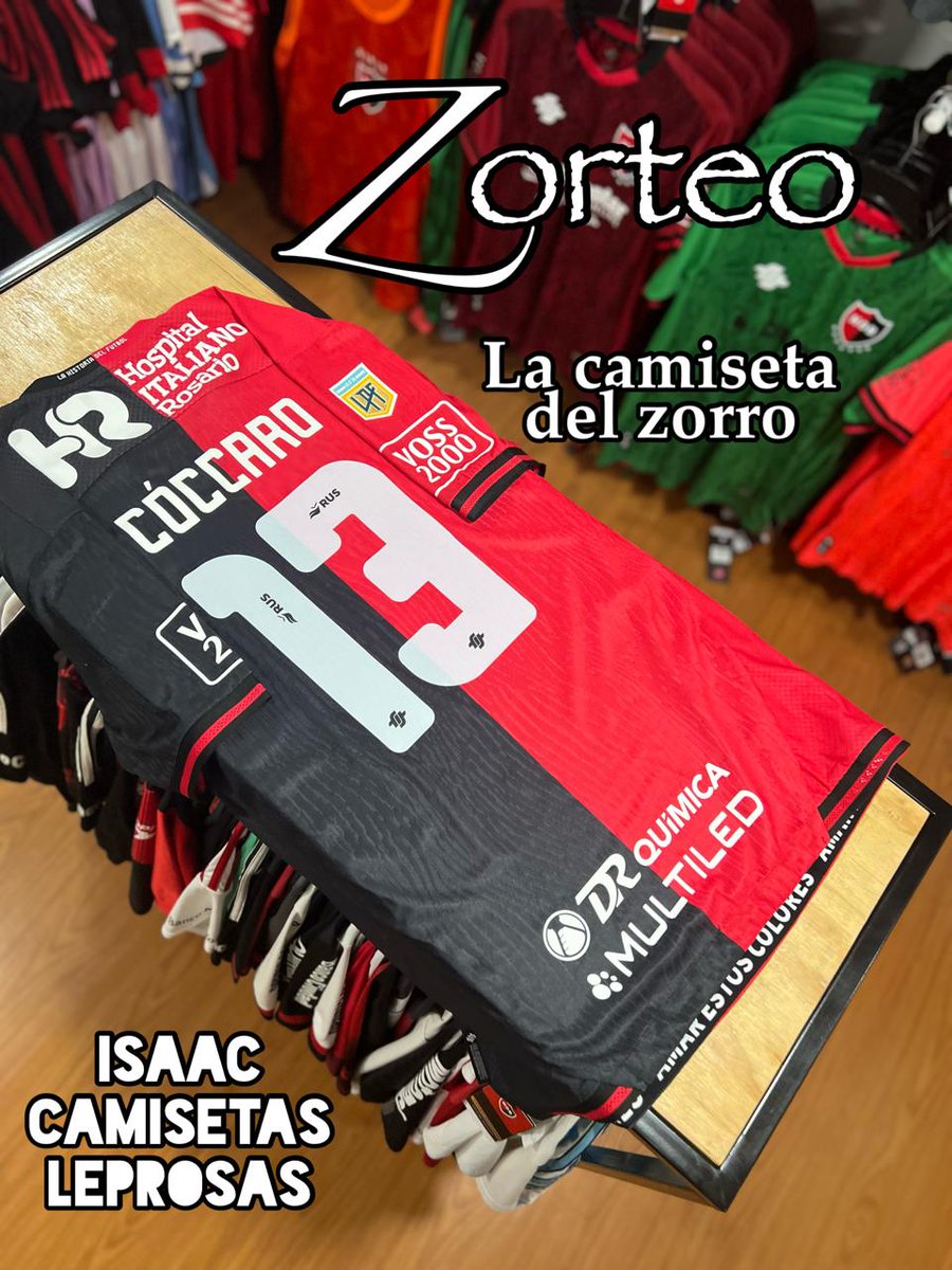 🚨SORTEO🚨 ¿Querés tener la camiseta del ZORRO?

 🔥 Está lista en el IG de ISAACCAMISETASLEPROSAS

‼️Si la querés ganar hace RT a esta publicación, seguilo en Instagram a ISAACCAMISETASLEPROSAS comentá la publicación y menciona a dos amigos

😎 Si querés estampar tu camiseta