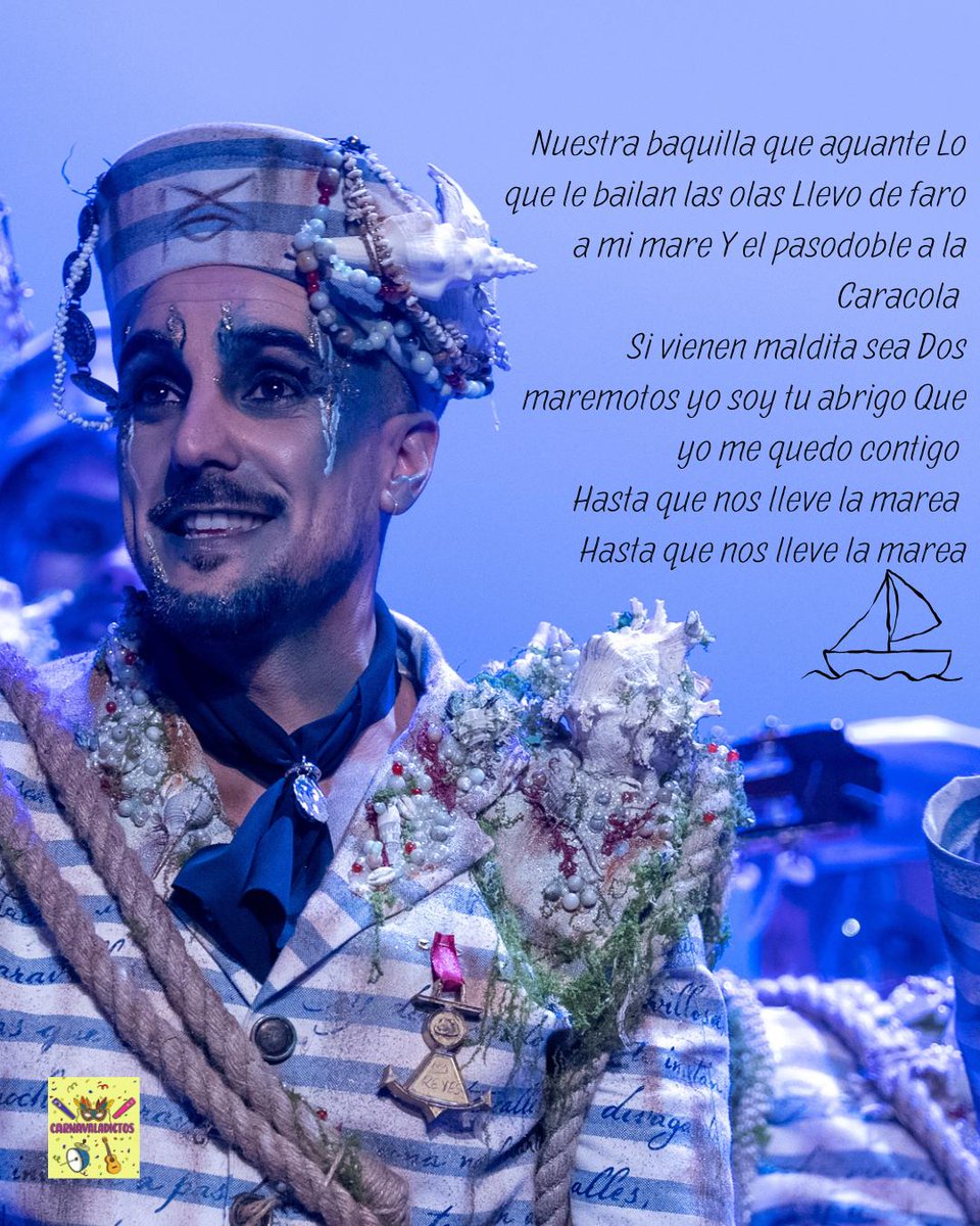 Comparsa OBDC Me quedo contigo 
<a href="/comparsaobdc/">OBDC</a>
#COAC2026P12 

Nuestra baquilla que aguante
Lo que le bailan las olas
Llevo de faro a mi mare
Y el pasodoble a la caracola
Si vienen maldita sea
Dos maremotos yo soy tu abrigo
Que yo me quedo contigo
Hasta que nos lleve la marea