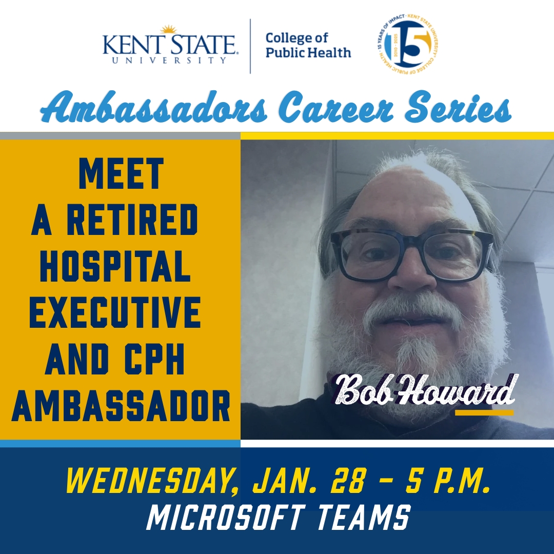 The Ambassadors Career Series is back! Save the date for the first session of the semester on Wednesday, Jan. 28, at 5 p.m., with Robert (Bob) Howard.
Join here: ow.ly/lpEV50Y0W5B