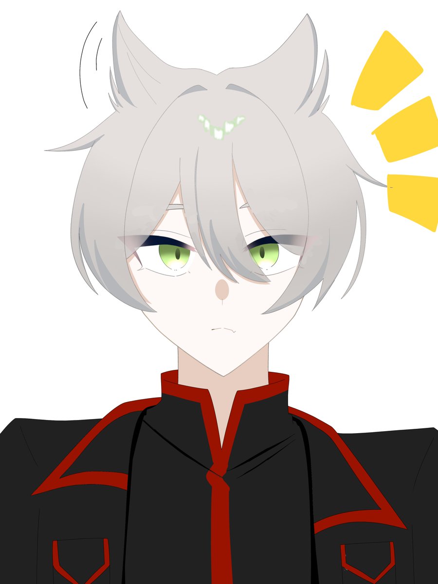 ∇🐈️をみつけた！ 🐈️:にゃんだ？ #桃源暗鬼FA #猫咲波久礼