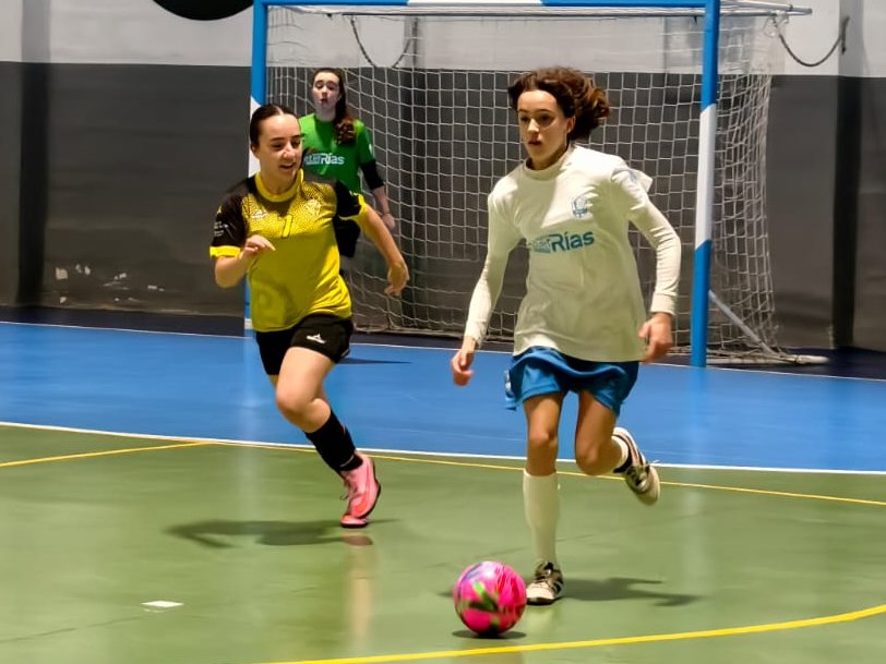 FutsalRFGF's tweet photo. ⚽️ A Selección Galega Sub14 ♀️ disputou no día de hoxe o seu primeiro partido de preparación en Marín.

✔️ Segue o traballo das de María Pérez de cara ao CESA de febreiro

🙏 Mil gracias por acollernos ao @CDLPfs 

#SelecciónGalega #SentindoGalicia https://t.co/dBTDvNONhJ