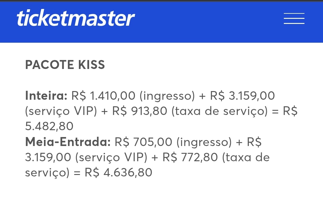 oopswillard's tweet photo. @pagmeiaEM2026 Nao. O pacote vip  tem ter. Um que ingresso (1.400) + 1.500 
Outro que é ingresso (1.400) + 3000
E outro que é ingresso (1.400) + 4000 https://t.co/ke6BqOqHXk