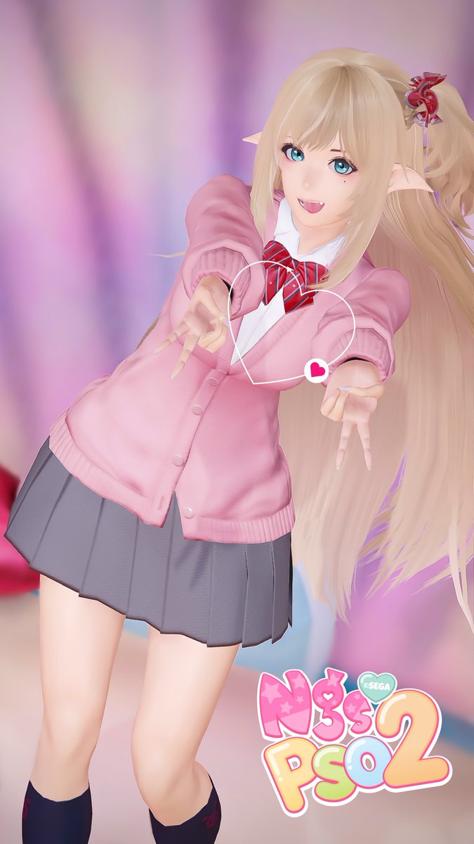 sophia_chan_yo's tweet image. 今日は制服だょ(˶≻◡≺˶)ｲｴｰｲ*ೄ

 #メンテの日じゃないけどssを貼る 
 #PSO2NGS_SS 
 #ma7ロゴ