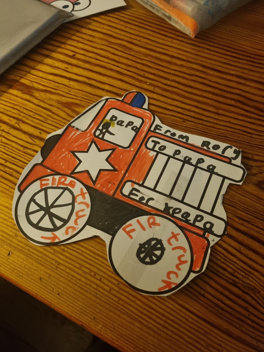 When you come home from a night of training with the Fire Service, open your laptop to finish authoring a course for <a href="/eolasCampus/">eolas | Knowledge For All</a> and your little boy has left this for you to find.

I don't think I will ever fully comprehend how lucky I am.
❤️❤️❤️