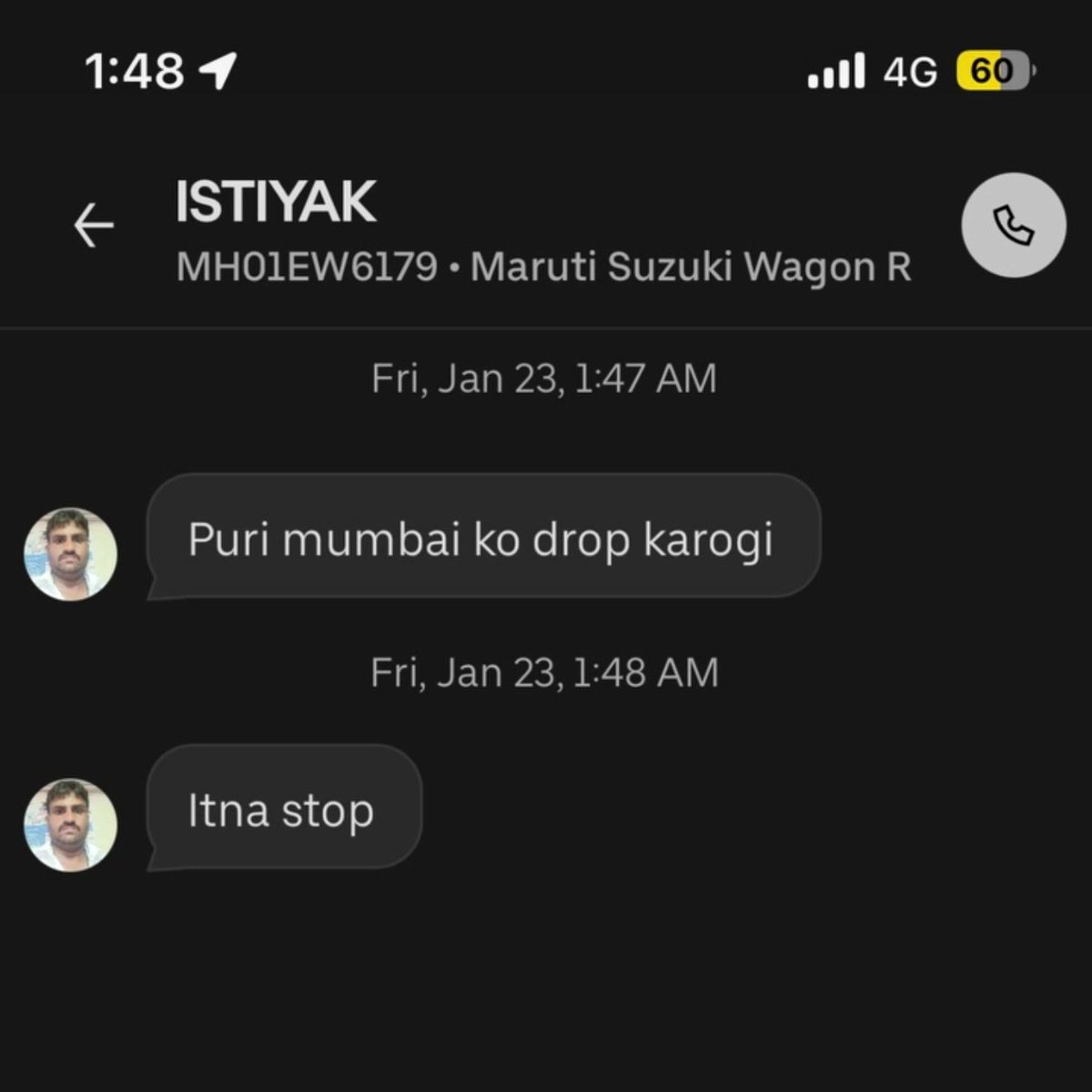 bakwaasmaster's tweet photo. friend's chat with the uber driver after a nightout😭😭😭😭 https://t.co/1Mp5j3RlKj