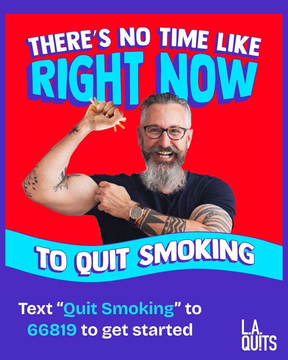 LAQuits's tweet photo. Still waiting for the “perfect time” to quit smoking?
Here’s the truth: the perfect time is right now.
Start fresh in 2026. 💪🚭

#NeverStopQuitting #QuitSmoking #TobaccoFree #QuitNicotine https://t.co/LV6cct28KU