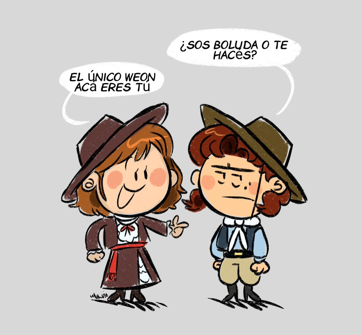 if anyone was interested this was the continuation of the drawing qidnwldn