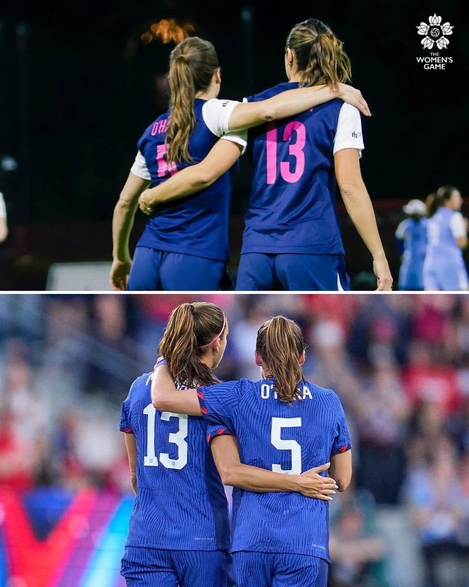 WomensGameMIB's tweet photo. Alex Morgan and Kelley O'Hara back on the field together again 🥹

📸: kelleyohara, Robin Alam https://t.co/7wnLv6ECE2