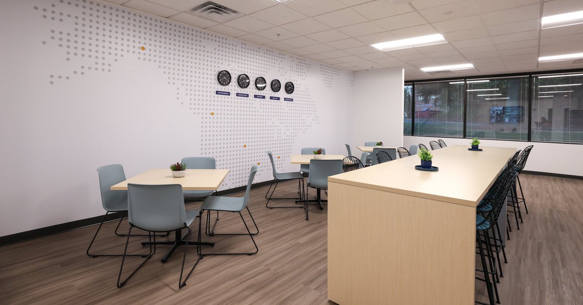 DanielBuildsInc's tweet photo. Our growing commercial division is capable of retail and office upfits, renovations, new construction, and complete project management. Check out the break room of this almost 30,000 square foot commercial renovation!

#commercialrenovation #commercialreno #officeupfit https://t.co/gLiawW4owt