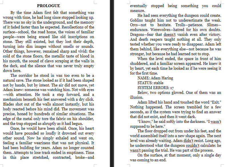 AdamTaichi's tweet photo. I’m starting a new book series — and this is the opening of Book I: “System Error Book I: The Dungeon.”
Time breaks. The Exit is an illusion. Welcome to the process. 👁️⚙️

#BookTwitter #WritingCommunity #AmWriting #WritersOfTwitter #IndieAuthor #FantasyBooks #LitRPG #ProgressionFantasy #DarkFantasy #NewBook #BookSeries #Fiction #novela  #unlimitedkindle #kindly #amazonkdp
