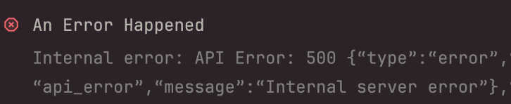 The world has paused Claude is down