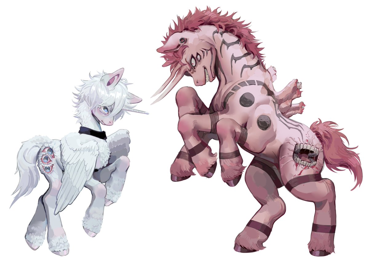 kcokaine_'s tweet image. My little kaisen #jjk