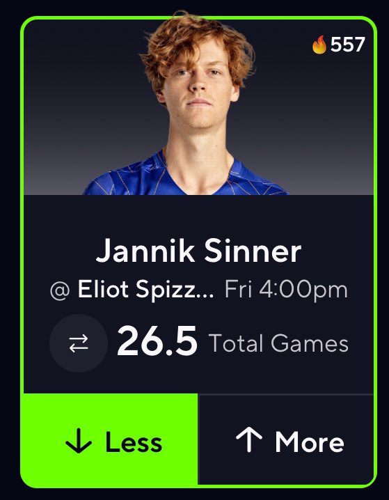 ThomsTicket's tweet image. Catch it before it bumps

#tennis #potd #AustralianOpen2026 #sportsbetting #prizepicks