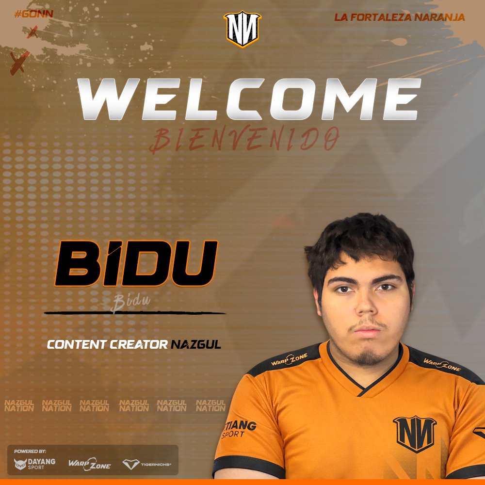 NazgulNation's tweet image. 📰 𝐍𝐔𝐄𝐕𝐎 𝐅𝐈𝐂𝐇𝐀𝐉𝐄

¡Tenemos el honor de presentaros a @biduomg nuevo creador de contenido!🤙

Ir rápidamente a su canal de YT, porque no os podeis perder su contenido, es muuy top.

¡Bienvenido a 𝑵𝑨𝒁𝑮𝑼𝑳 𝑵𝑨𝑻𝑰𝑶𝑵!👏

#GoNN 🧡