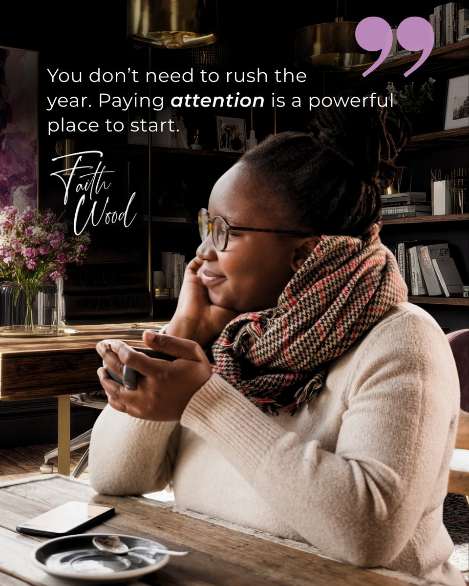 Mid January is not a deadline. It’s a moment to notice what feels heavier, what feels lighter, and what you’re no longer willing to carry. The year will show you the rest. #FaithWood