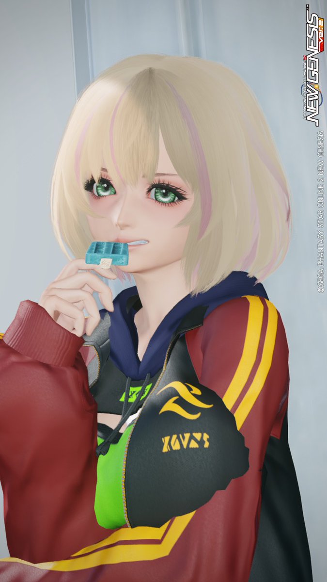 HOntonekona's tweet image. #ラーカイブ #PSO2NGS_SS 
やほ(*^▽^*)
街中コーデ♪
待ち合わせ中にアイスを頂いちゃいます(*‘ω‘ *)♪