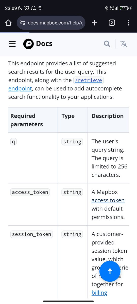 samuelkkes's tweet photo. @Mapbox I have a question
I want to use the search box api in one of my app (expo, react native with rnmapbox/map)
Right now I'm confused especially about that session token, like where do I get it?
And also I would like much explanation about that /suggest and /retrieve 
Thanks https://t.co/iHY9VuKgdJ