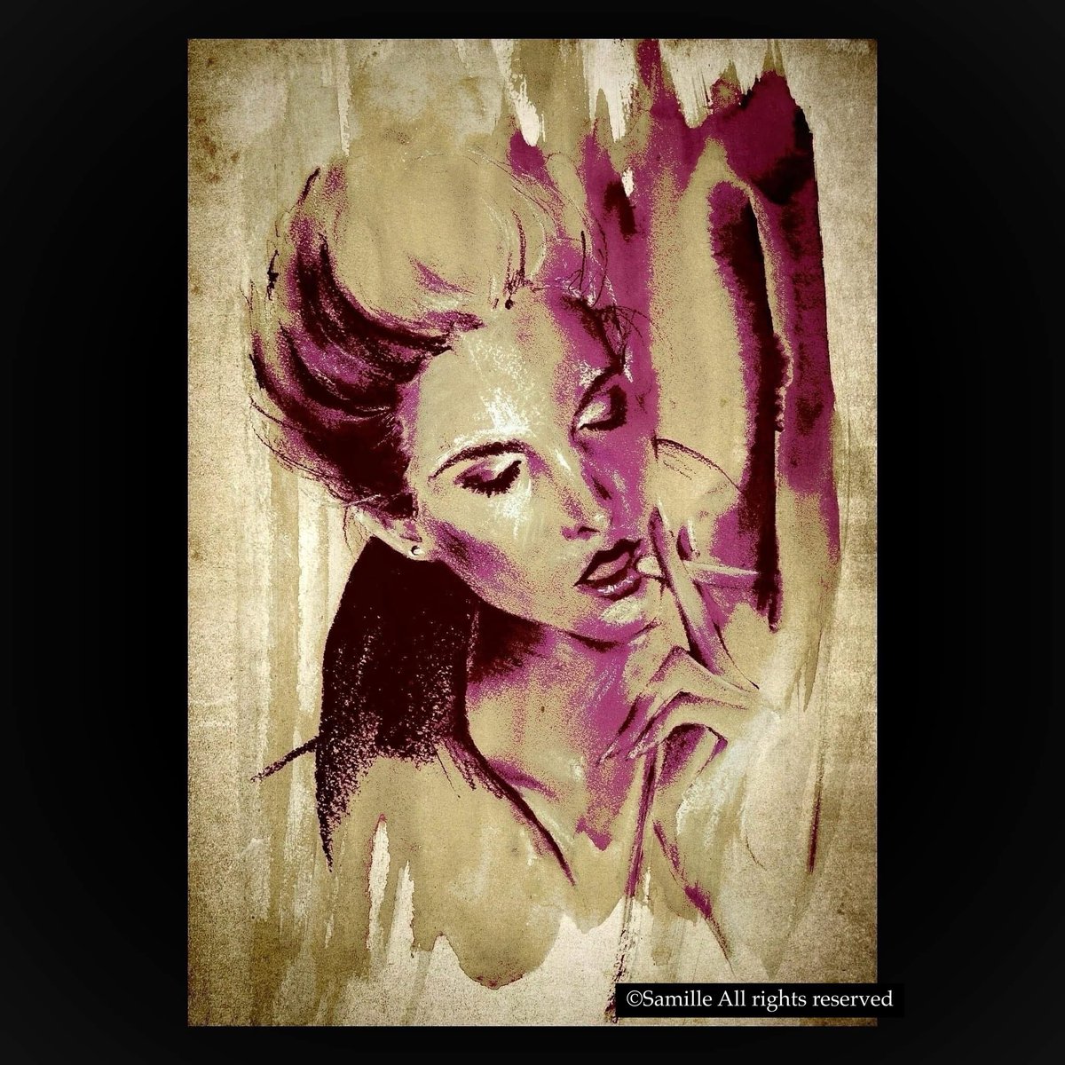 samille888's tweet image. 🎨🖌☺️ #透明水彩 #パステル