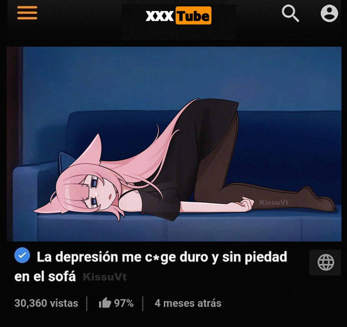 KissuVT's tweet photo. Sin logros para que no me envidien 🥴                               
  Empezando en  1hr 35min  #Esvtuber https://t.co/9Tr7U6KeFZ