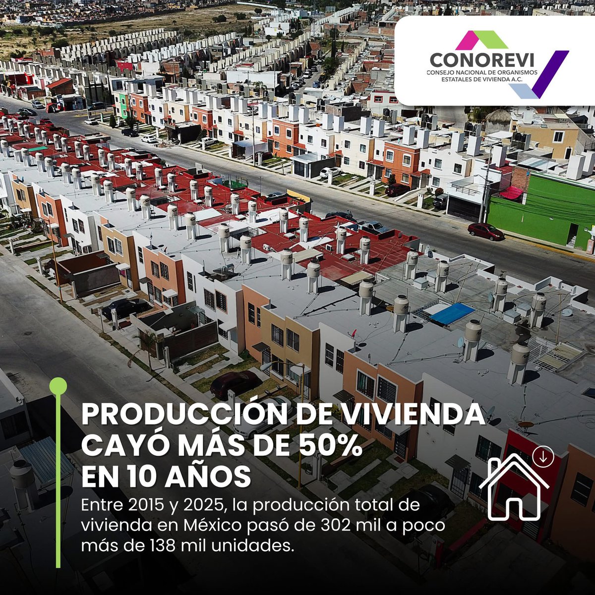ℹ️ | La reducción en la producción de vivienda social en México se ha convertido en uno de los principales retos para garantizar el acceso a una #ViviendaAdecuada.

Lee nuestra nota completa ➡️ bit.ly/4aaaqY8