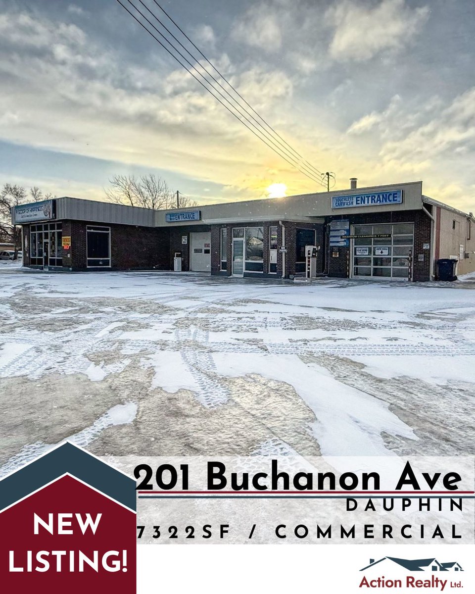 NEW LISTING! 201 Buchanon Ave in Dauphin listed for $1,950,000 check out this multi-revenue business opportunity here: actionrealtyltd.ca/commercial/201…