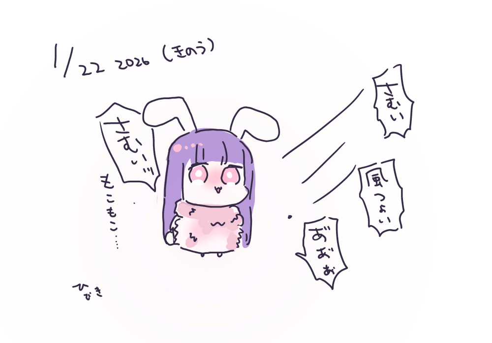 みんな寒さにきをつけろ～～ 