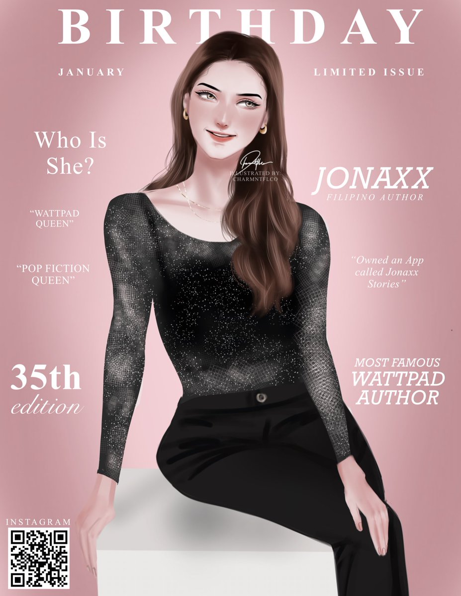 Happiest birthday, Queen J!

More stories to come and hoping for another book signing event this year or next year🥹✨ Hope to see you soon in person! Ily! 💙

 #ThirtyFivebulousYearsWithJonaxx