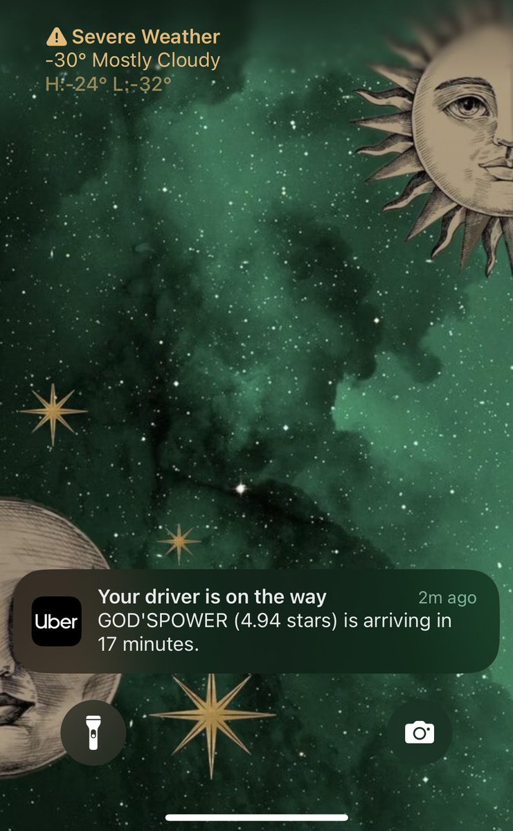 Why does my Uber have a slightly threatening aura