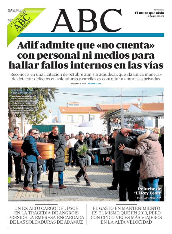 abc_es's tweet photo. La portada y la Dos de ABC. Pronto, en @abckioskoymas https://t.co/r7dpdBlArj