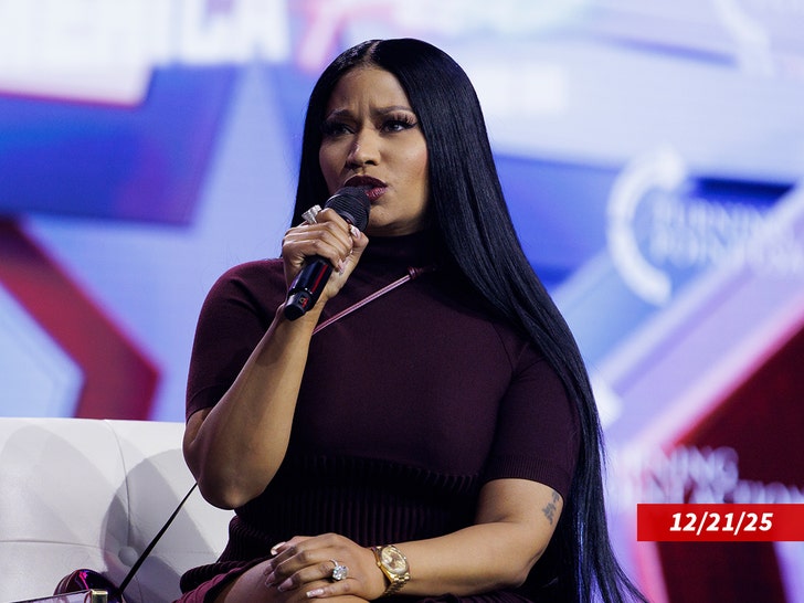 TMZ's tweet image. However, we talked to Weidenmuller's attorney, Paul Saso, before the hearing started ... and, he told us they planned to tell the judge Nicki has actually satisfied the judgment.