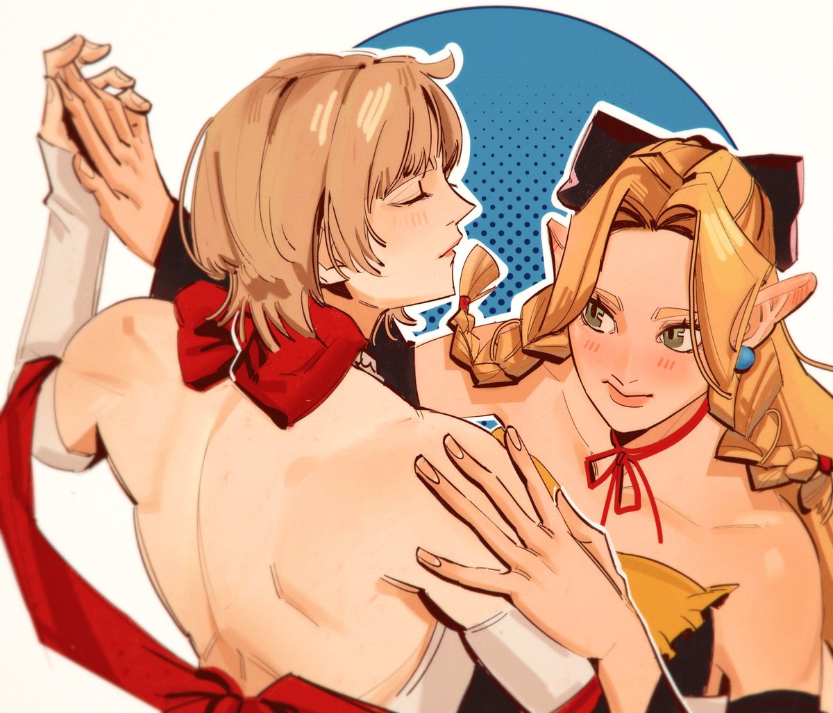 thecrazedpepper's tweet image. what do donkey from shrek and marcille have in common? #farcille #dunmeshi