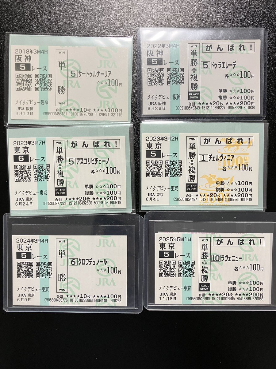 本職の方凄すぎる。 メイクデビューで買える出走馬は全て買ってる