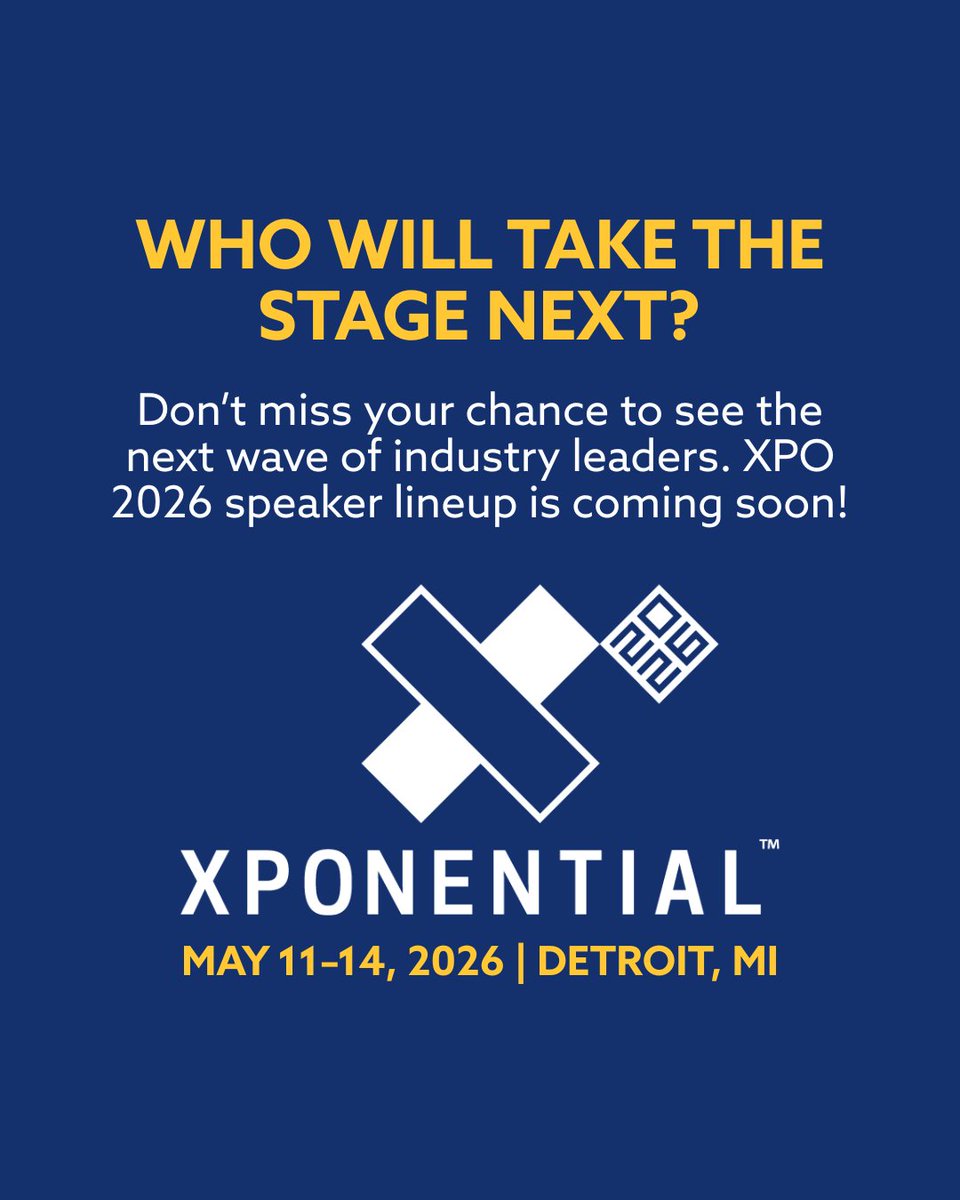 XPONENTIAL tweet media