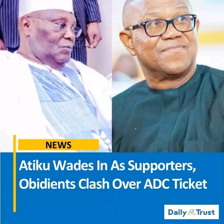 DrAAIdriss's tweet image. Obi's 'OBI OR NOBODY' rhetoric sparks concern within opposition coalition. Supporters' toxic behavior &amp;amp; alleged manipulation tactics threaten unity. Will coalition prioritize power or principles?
facebook.com/10000550416893…
 😊 #NigeriaPolitics #OppositionCoalition