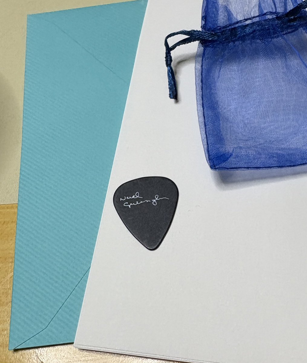 OASISのノエルのピックプレゼントボックスに入れたんだけどちゃんと