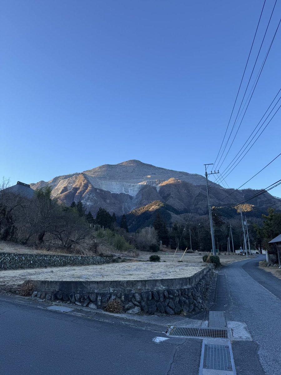 本日の武甲山