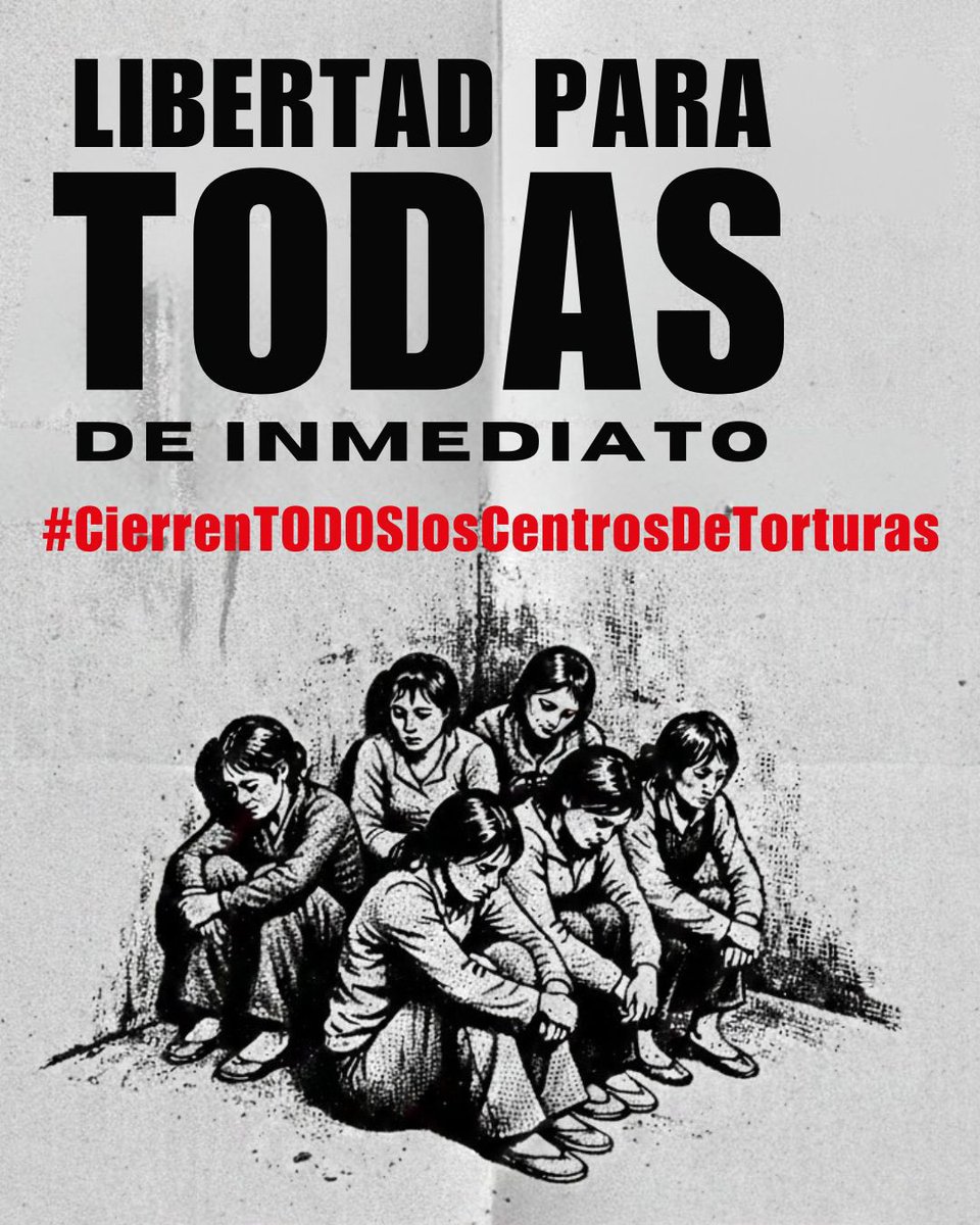 Sinmordaza's tweet photo. De El INOF a La Crisálida, las mujeres presas políticas sufren castigos inhumanos y falta de atención médica. ¡Basta de tortura! #CierrenLosCentrosDeTortura #QueSeanTodos https://t.co/DzTwJcybas