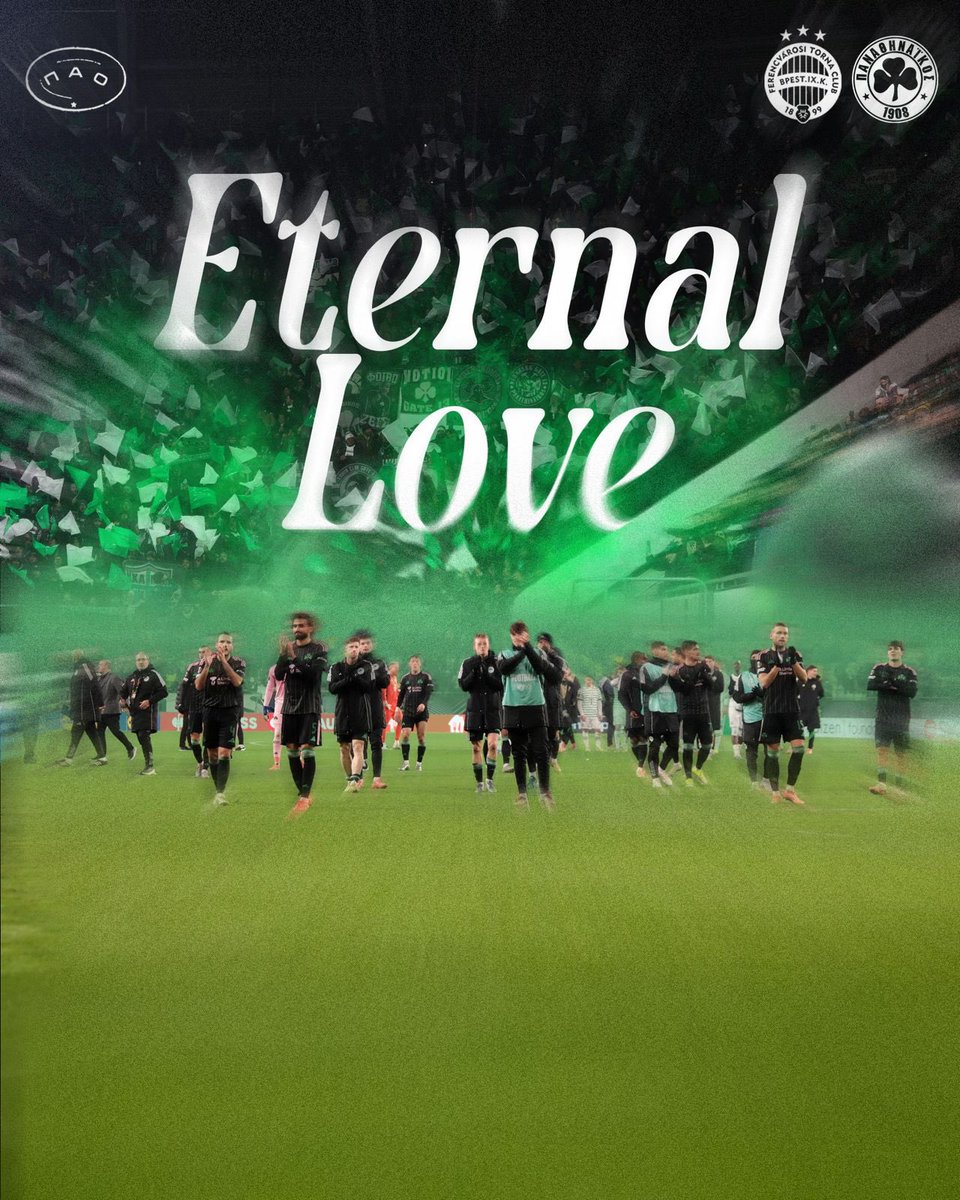 You Make Every Stadium Feel Like Home 💚 Thank You 
#Panathinaikos #PAOFC