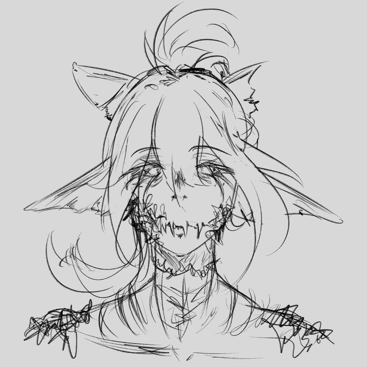 PorcelainMaid's tweet image. My Goblin Shark OC!

First sketch in a long time where I didn't use any symmetry tools or copy and paste for anything.