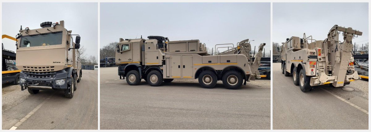 Le groupe 🇫🇷 SOFRAME a annoncé avoir remporté le marché d'Engins Lourds de Dépannage (ELD) pour l'<a href="/armeedeTerre/">Armée de Terre</a>. 
Le projet d’accord-cadre, lancé en mars 2025, était de 150 ELD maximum, dont 20 ferme.
Ils remplaceront les TRM 10000 CLD avec les 50 PPLD IVECO