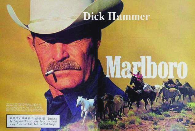 QBgami's tweet image. Sam Darnold's grandfather is a former Marlboro Man named Dick Hammer.