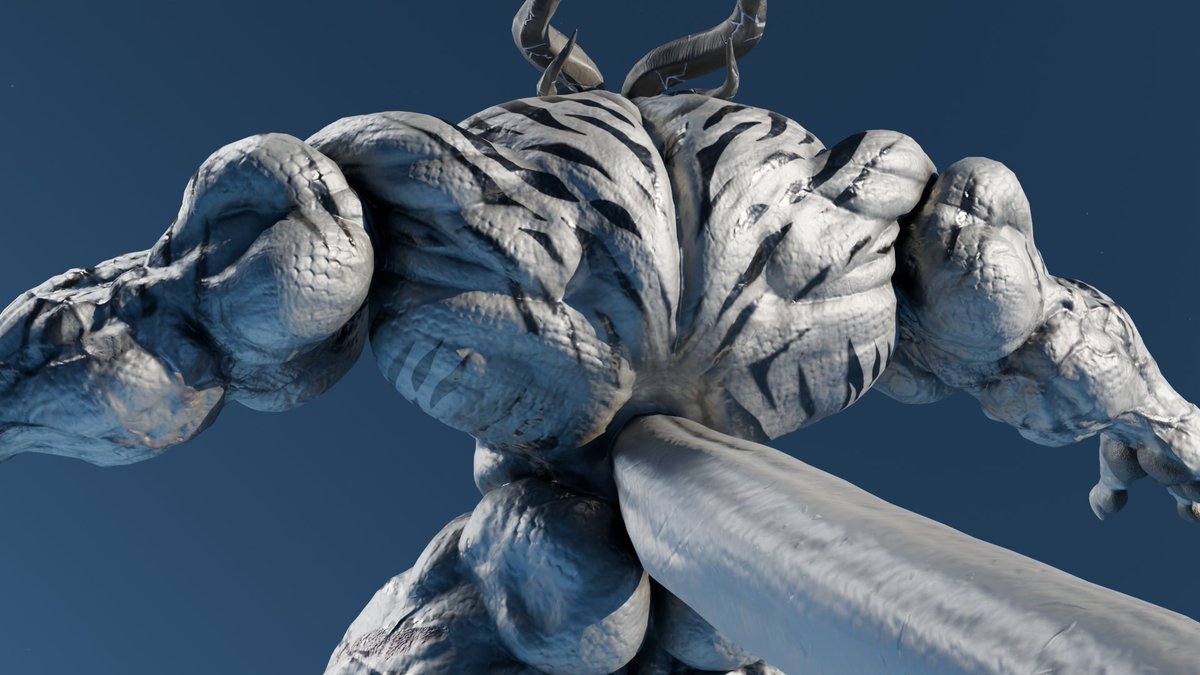 WIP: Textures complete on the model; I am so happy how this turned out. Next: NSFW, Hair and Clothes!

OC: /achakdragon.bsky.social
Model by myself 

See more wips on my models or game, or say hi: t.me/orthaden