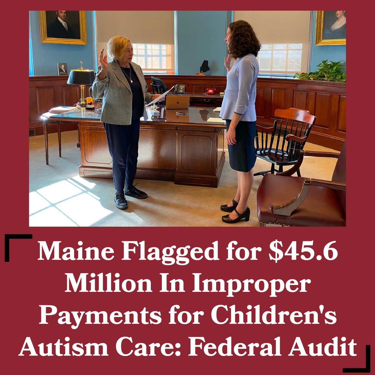 TheMaineWire's tweet image. NEW: The U.S. federal government is demanding a $28.7 million refund from Maine as an audit uncovers rampant documentation failures in rehabilitative and community support services.

The fiscal wreckage of the audit is substantial, with federal auditors estimating that DHHS made…