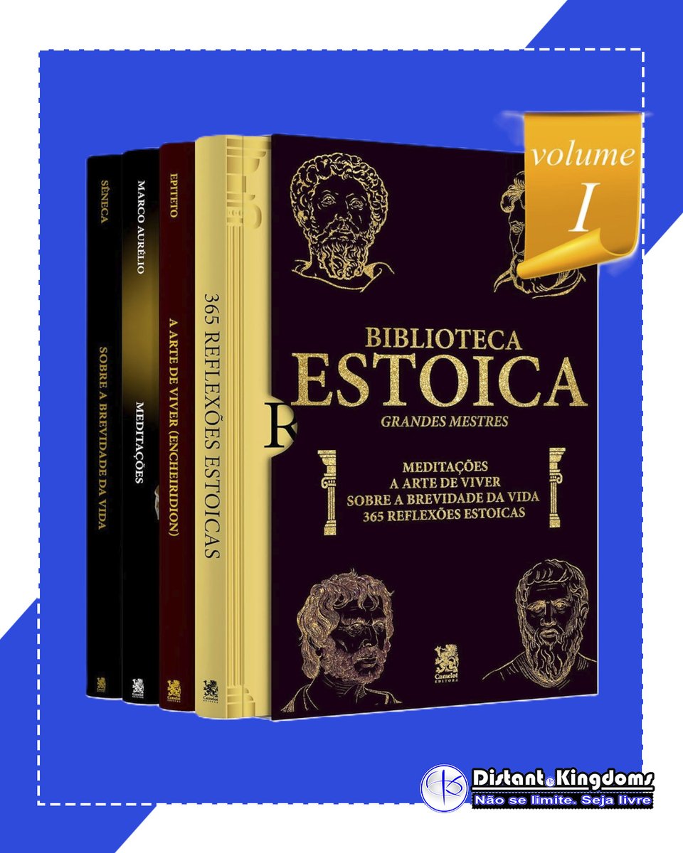 BIBLIOTECA ESTOICA - GRANDES MESTRES Vol. 01

⚡️DESCONTO de 50% amzn.to/496sVLg

Marco Aurélio, Sêneca, Epitecto e outros mestres da Filosofia estoica apresentam os mais importantes ensinamentos, em 4 livros indispensáveis.