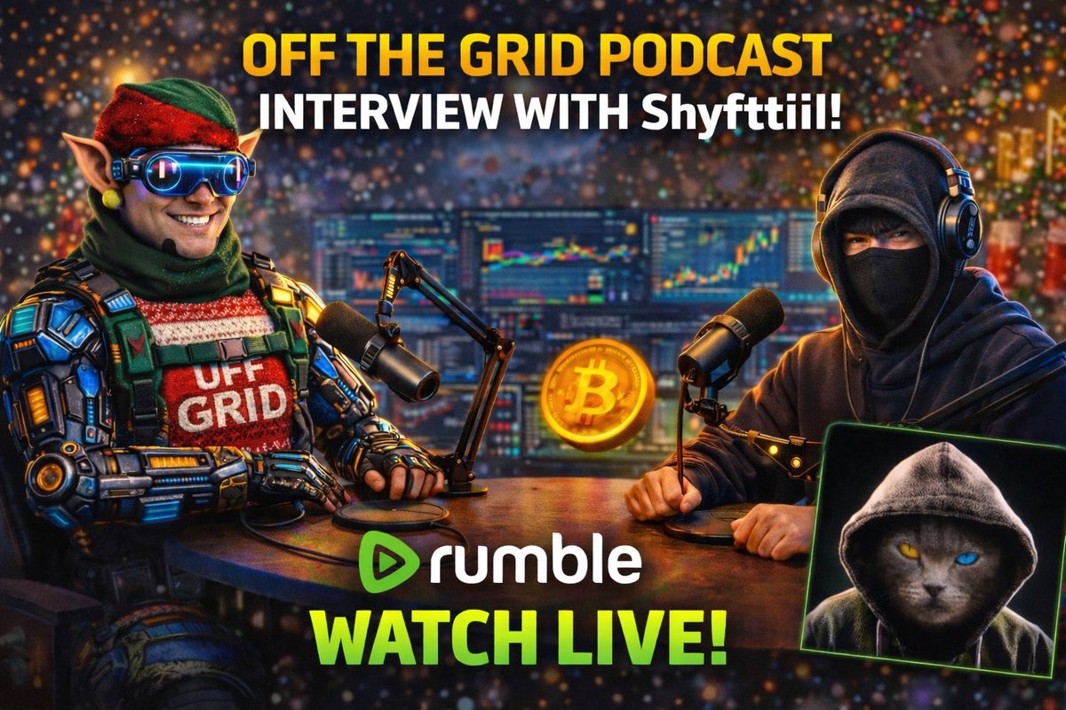 CHECK OUT MY NEW PODCAST CHAIN-REACTION!! 🦾🔥🎙️ WEDNESDAYS AT 12PM PST 🚨 EXCLUSIVELY ON RUMBLE!! 👀 IF YOU LIKE OFF THE GRID THIS IS A MUST LISTEN ZEREOS 🫡

rumble.com/v74ny88-chain-…