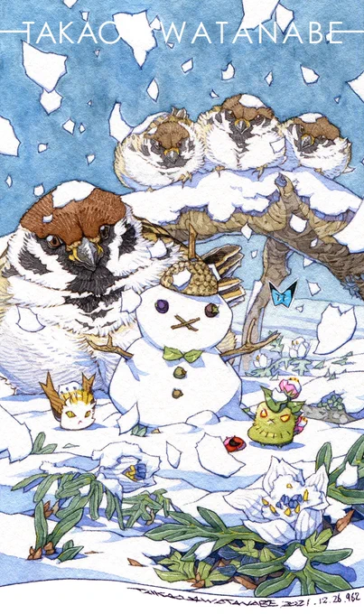 『僕の作った雪だるま』