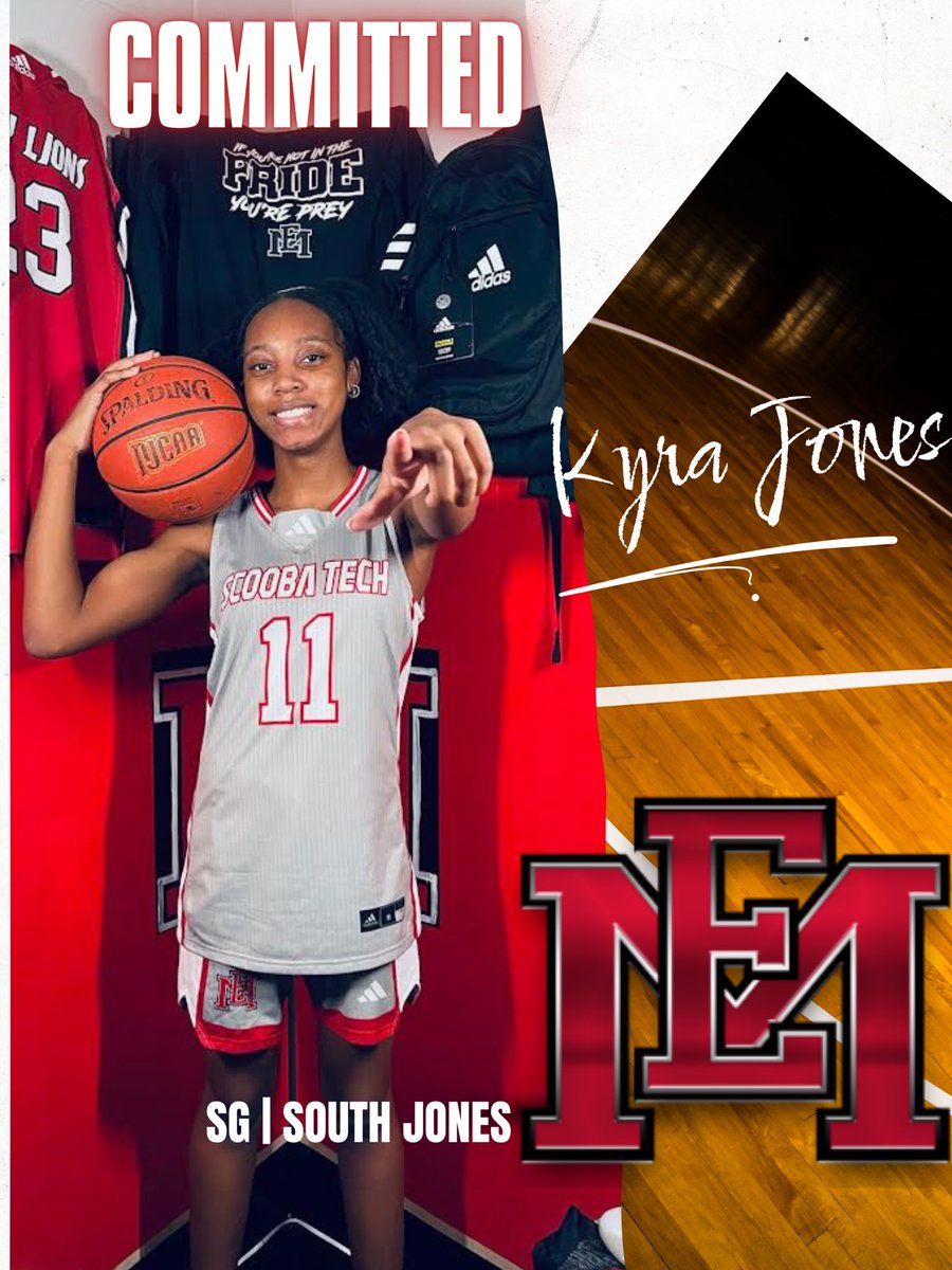 sojo_gbball's tweet photo. Congratulations are in order to @KyraJones2026 
on her commitment to East Mississippi Community College, where she was offered a scholarship to continue her education and basketball career! 🏀 @EMCC_WBK thanks @coachisaiahb https://t.co/hItCesXvXP