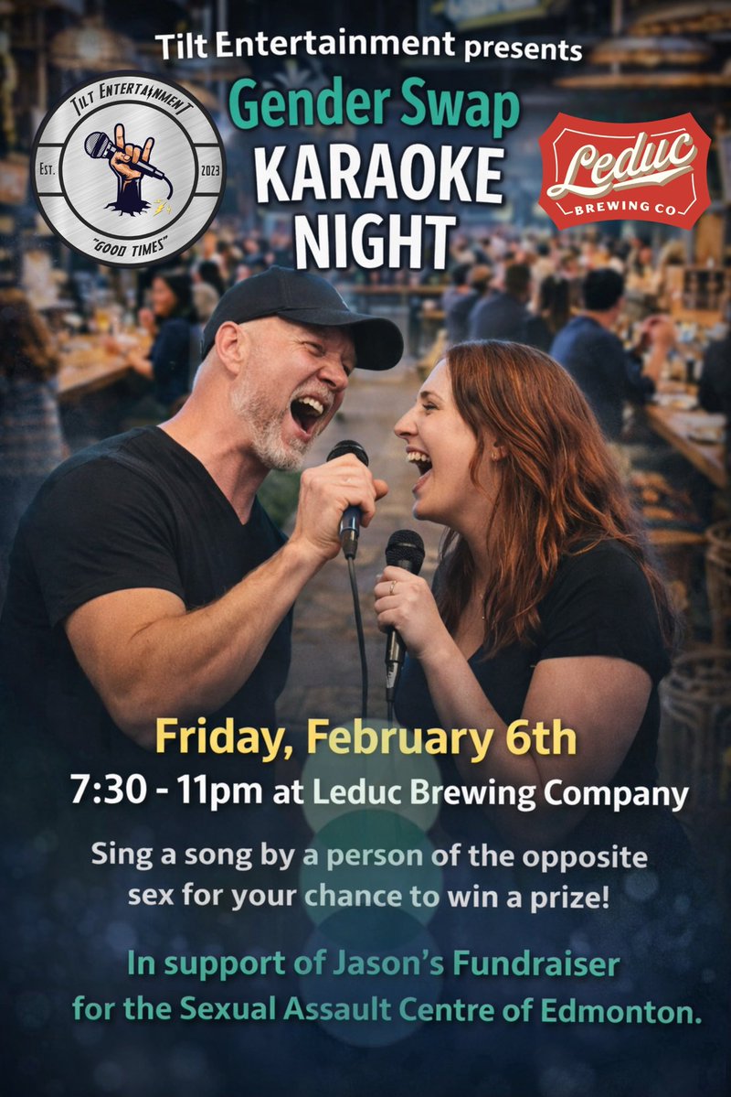 Hey friends I am holding some fundraising events in Leduc for the <a href="/HeavyHockeyNet/">Heavy Hockey Network</a> heavy hockey showdown that I am participating in.. please help spread the word <a href="/nielsonTSN1260/">Dustin Nielson</a> <a href="/ReidWilkins/">Reid Wilkins</a> <a href="/JasmineSidhu/">Jasmine</a> <a href="/YouTube_Trev/">YouTube_Trev</a> <a href="/JasonMilne/">Jason Milne</a> <a href="/MCTVPodcast/">M.C.T.V.</a> <a href="/Lieutenant_Eric/">Lieutenant Eric</a> <a href="/JoaquinGage31/">Joaquin Gage 🇨🇦</a>