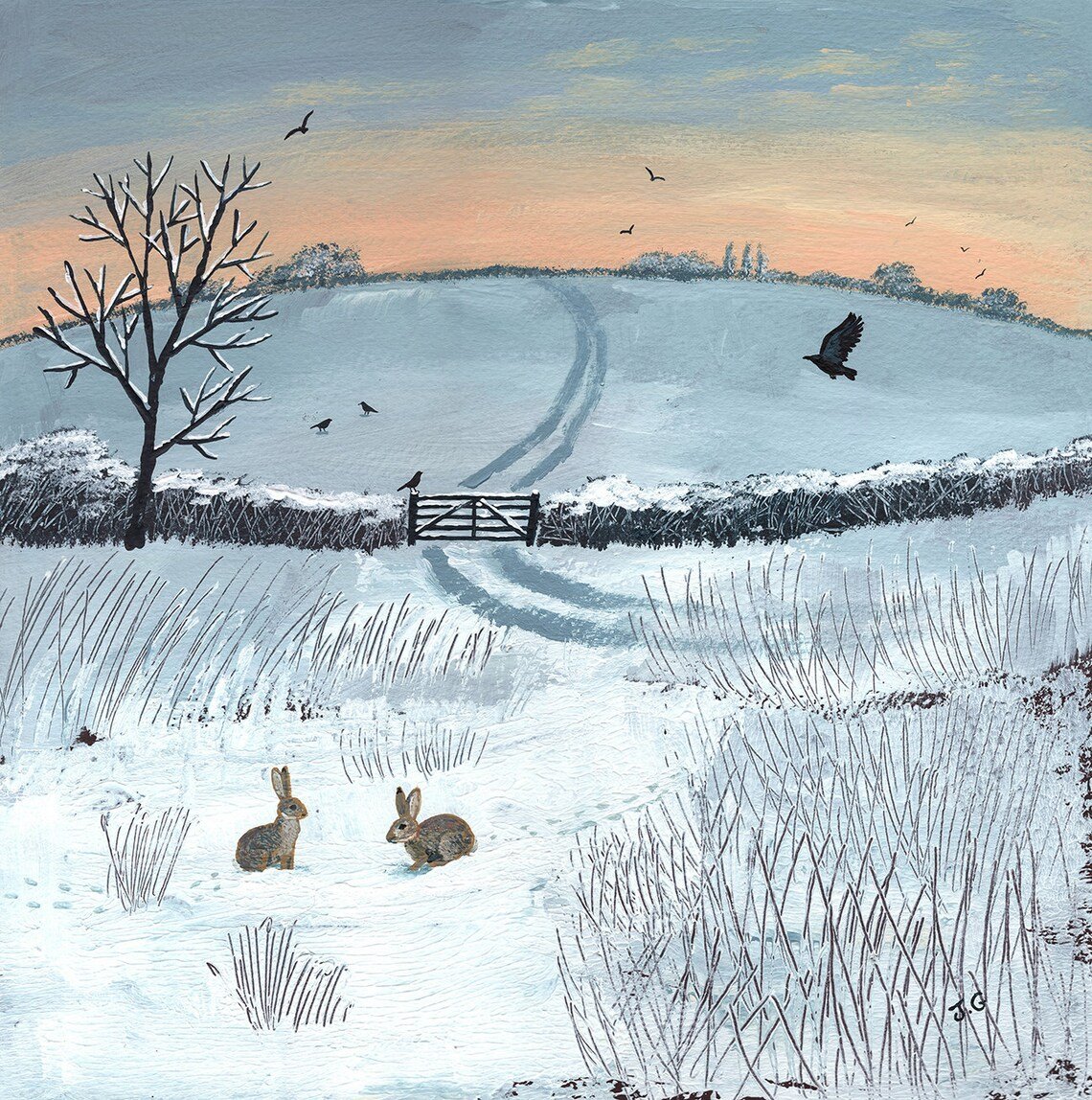 marysia_cc's tweet image. 'Winter Dawn' by Jo Grundy