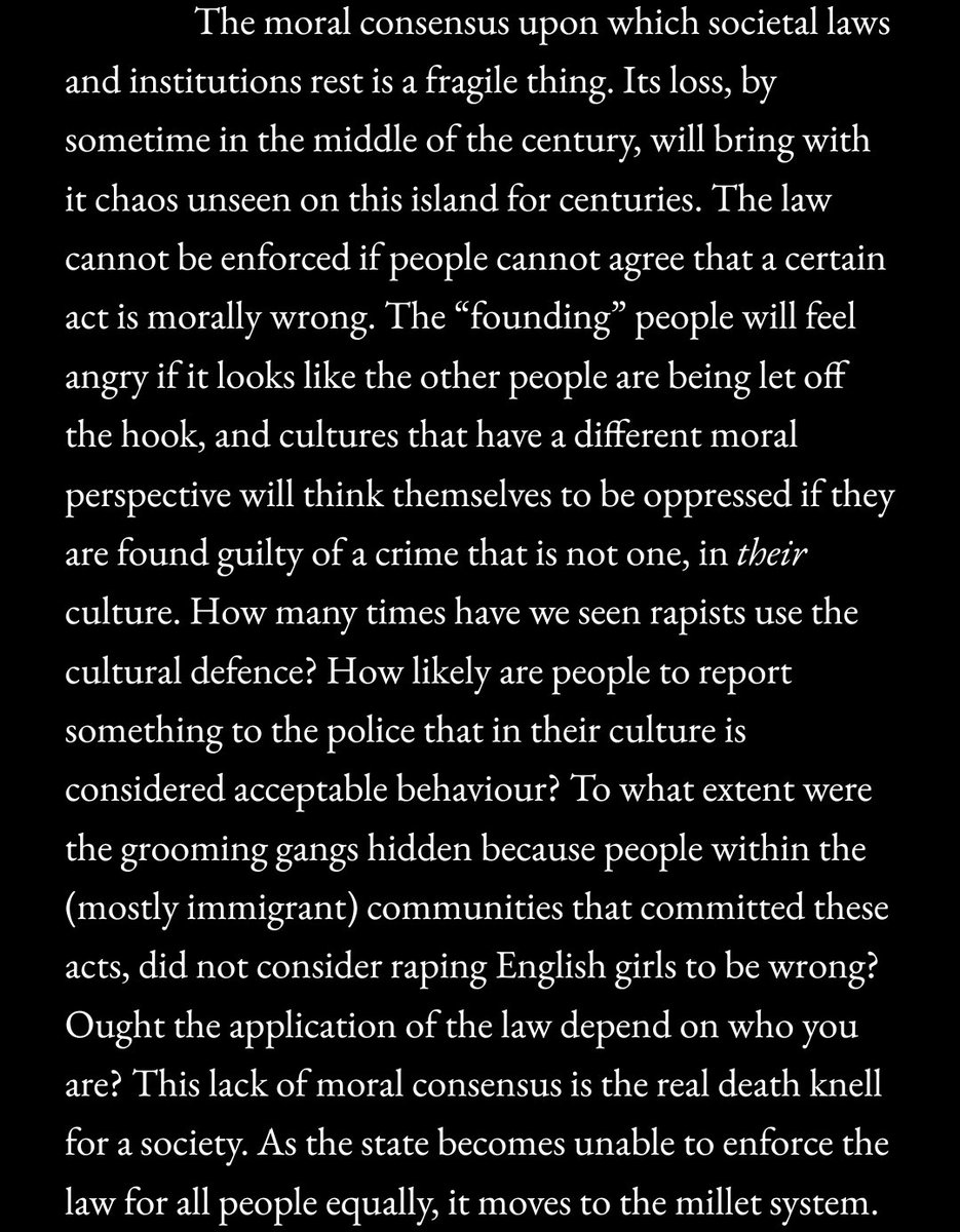 ARN0LD_WEBER's tweet image. This is the millet system: the local forces will exist to allow the ethno-religious group of the area to govern itself and the mega forces exist to stamp out any inter-group violence. This is the only way multiculturalism goes: